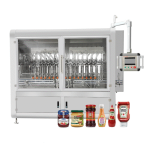 Automatic Viscosity Liquid Filling Machine Ketchup Jam Pepper Sauce Peanut Butter Filling Machine